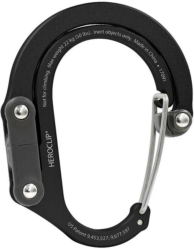 Heroclip Heroclip Small Stealth Black