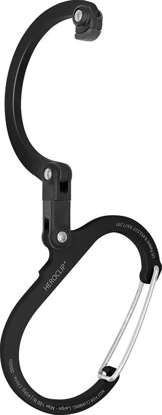 Heroclip Heroclip Large Stealth Black