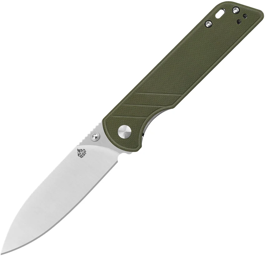 QSP Knife Parrot Linerlock Green V2