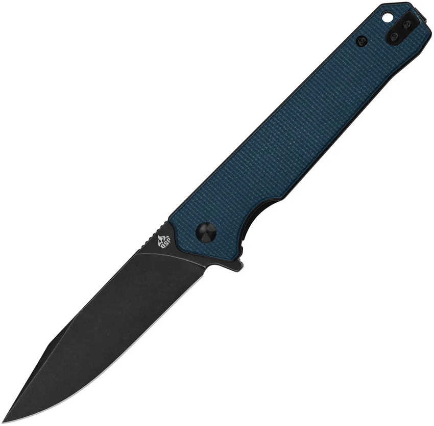 QSP Knife Mamba Linerlock Micarta Blue