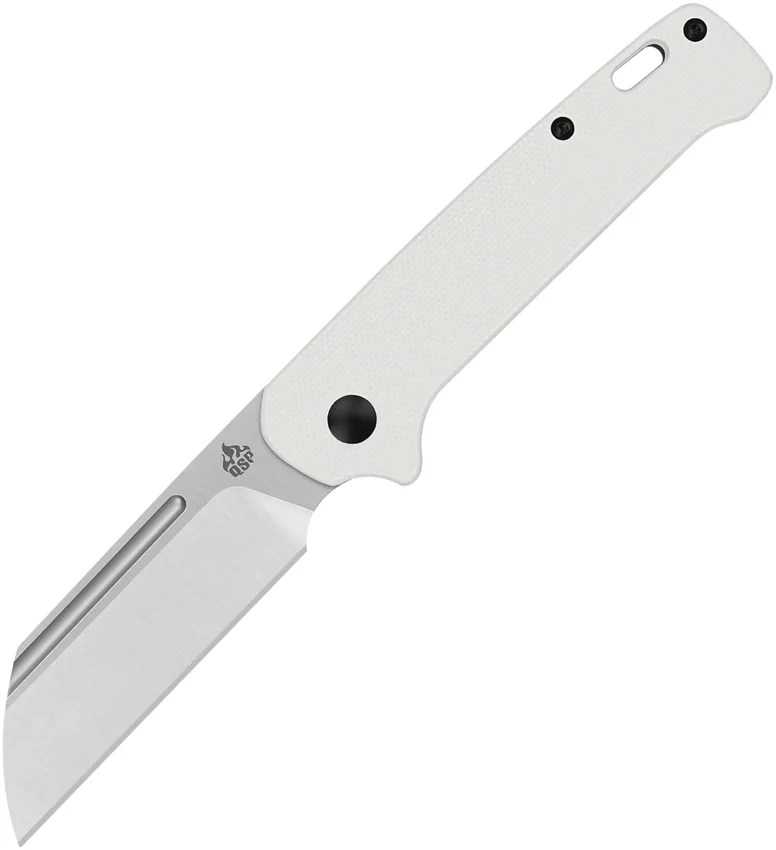 QSP Knife Penguin Slip Joint White G10