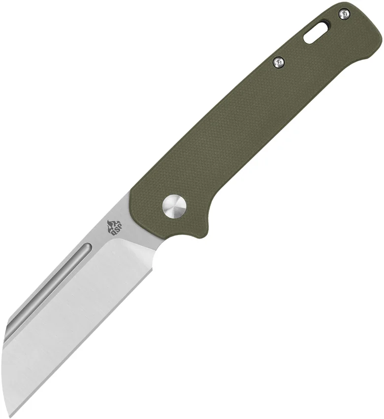 QSP Knife Penguin Slip Joint Green G10