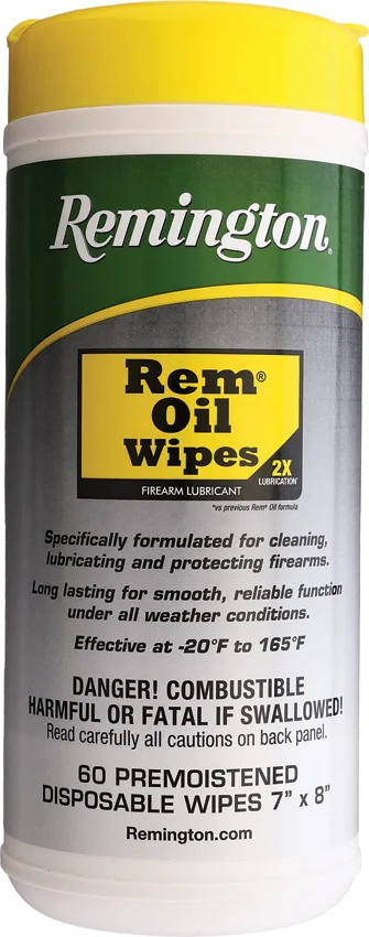 Remington Rem-Oil Wipes (60 Count)