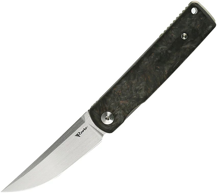 Reate Bushido Liner Lock Knife Titanium + Dark Matter Copper FC (2.8" Satin)