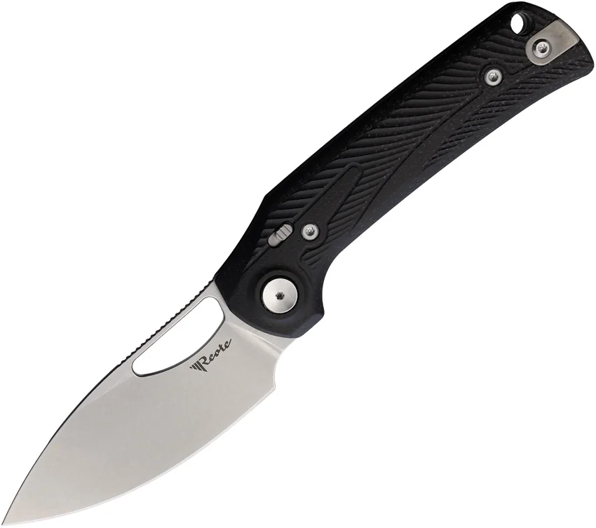 Reate PL-XE Pivot Lock Knife Black Micarta (3.4" SW Nitro-V)