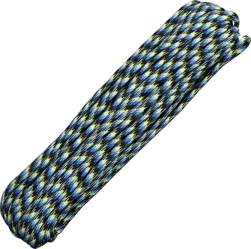Blue Snake 550 Paracord Nylon Braided 7-Strand Core (100') USA