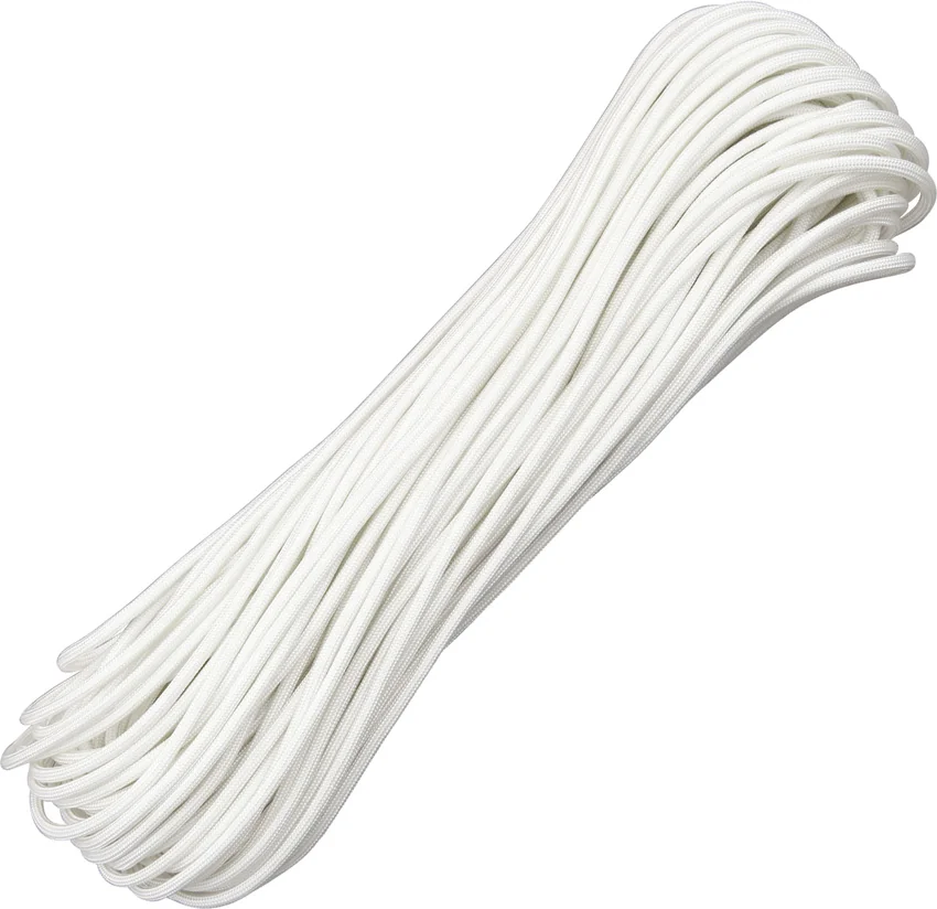 Marbles Knives Parachute Cord White 100 Ft