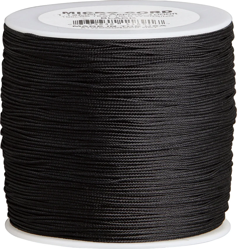 Black Atwood Micro Cord (1000') USA
