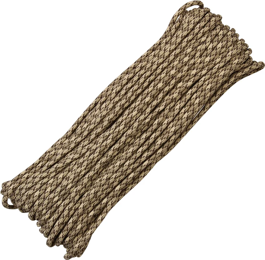 Rattler 550 Paracord Nylon Braided 7-Strand Core (100') USA