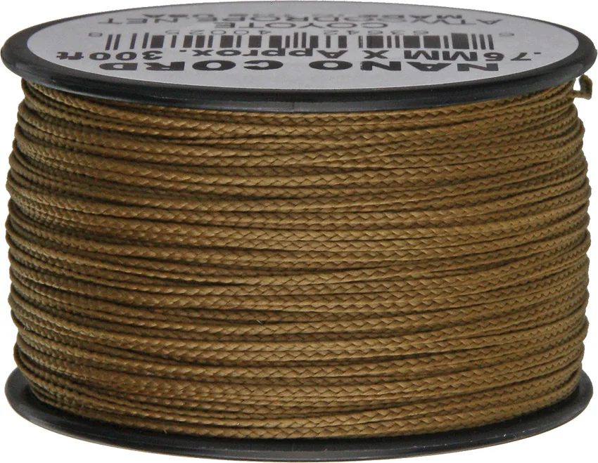 Coyote Tan Atwood Nano Cord (300') USA