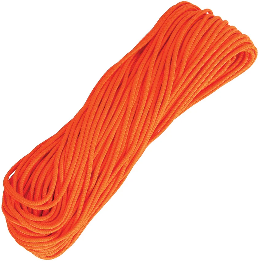 Marbles 325 Paracord Neon Orange Nylon (100') USA