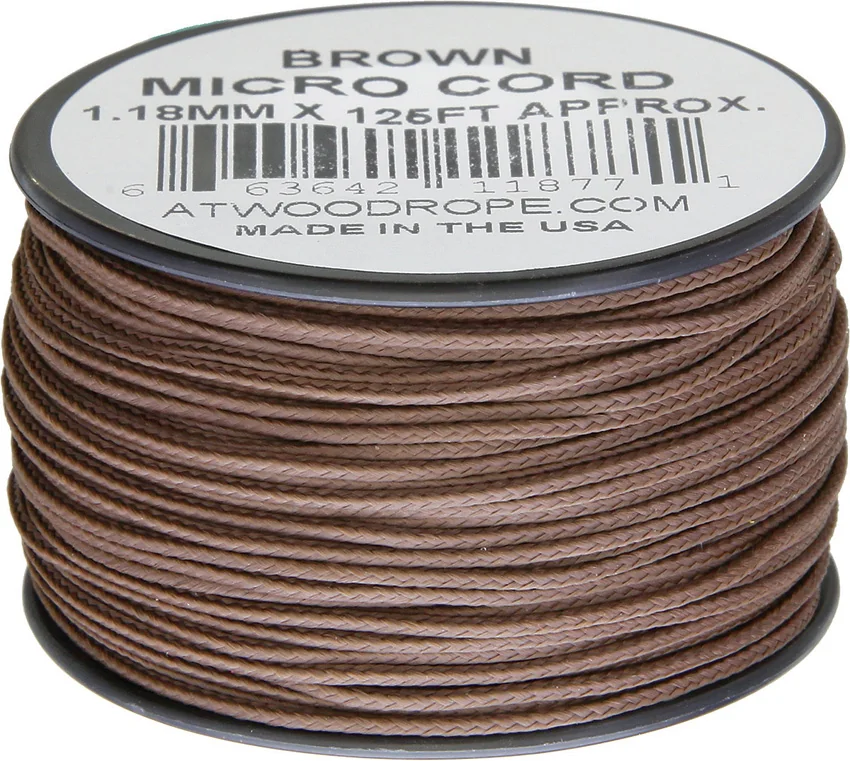 Atwood Rope MFG Micro Cord 125' Brown