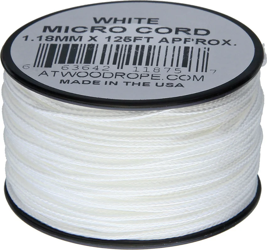 Atwood Rope MFG Micro Cord 125' White