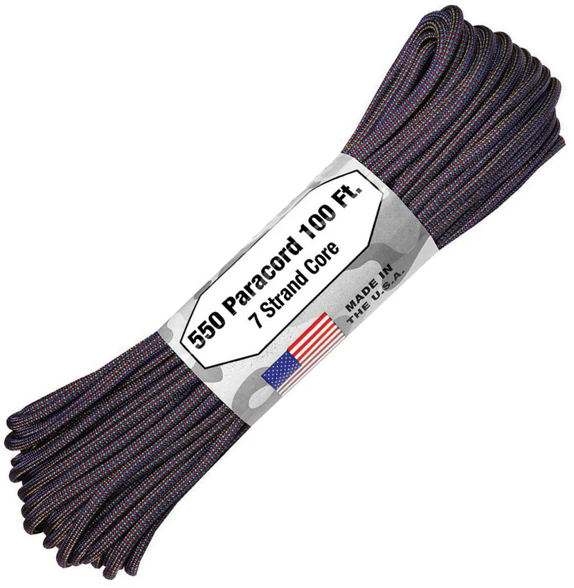 Atwood 550 Lb. Paracord 100 Ft. 7 Strand Core Color Changing (Phazer)