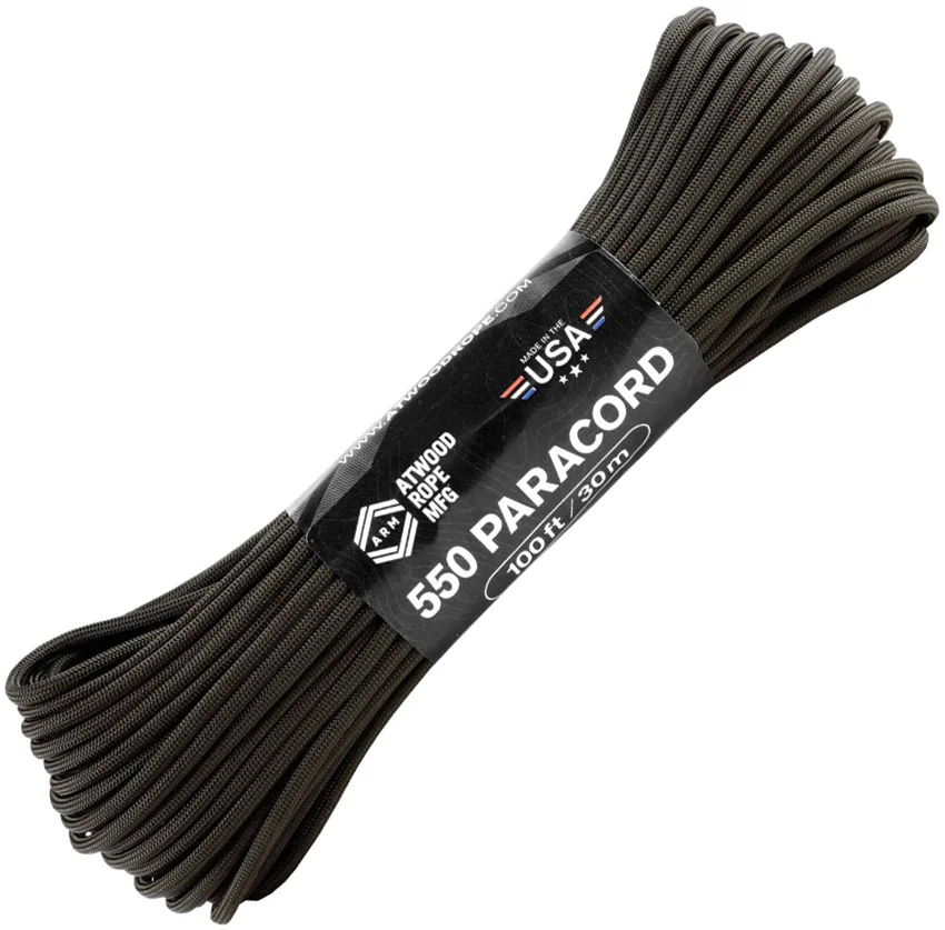 Atwood Rope MFG Parachute Cord Stealth Olive