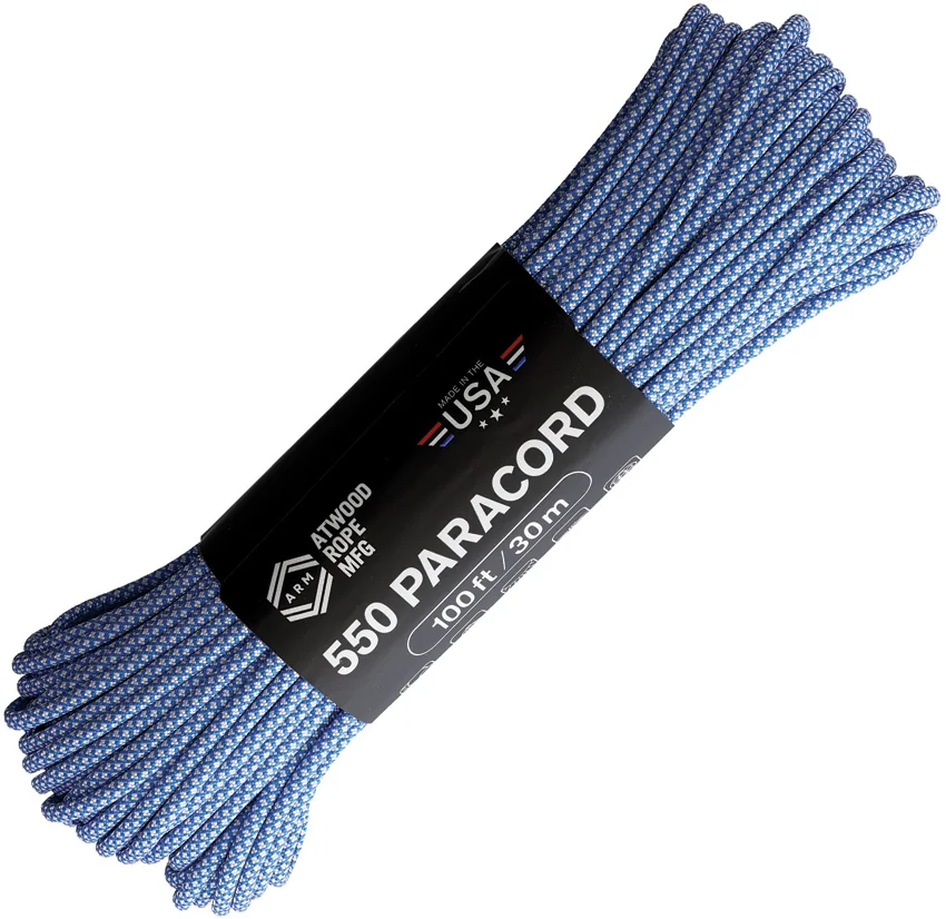 Atwood Rope MFG Parachute Cord Diamond Blue