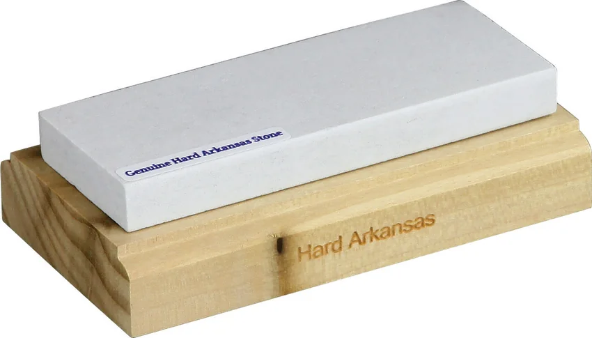 RH Preyda 4" Hard Arkansas Stone On Wood