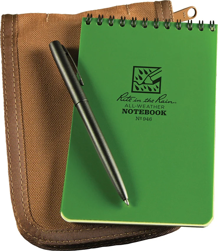 Rite in the Rain 4 x 6 Kit Green Book/Tan Cover