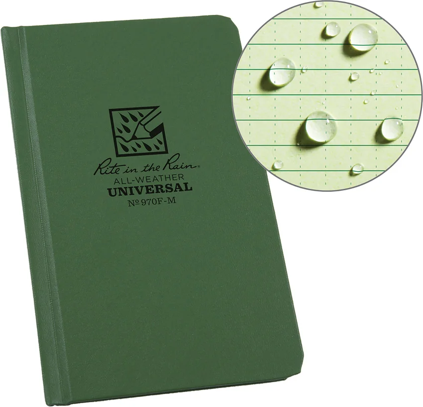 Rite in the Rain Field Bound Book Green