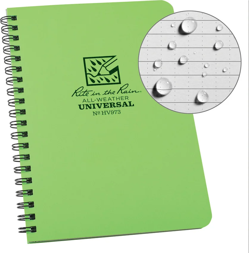Rite in the Rain Hi-Vis Side Spiral Notebook