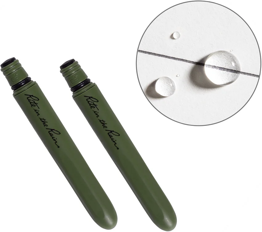 Rite in the Rain All-Weather EDC Pen 2-Pack OD Green Polymer