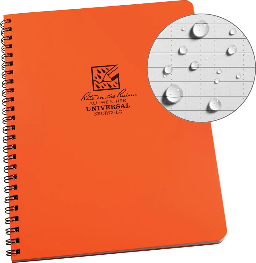 Rite in the Rain Large Side Spiral Notebook