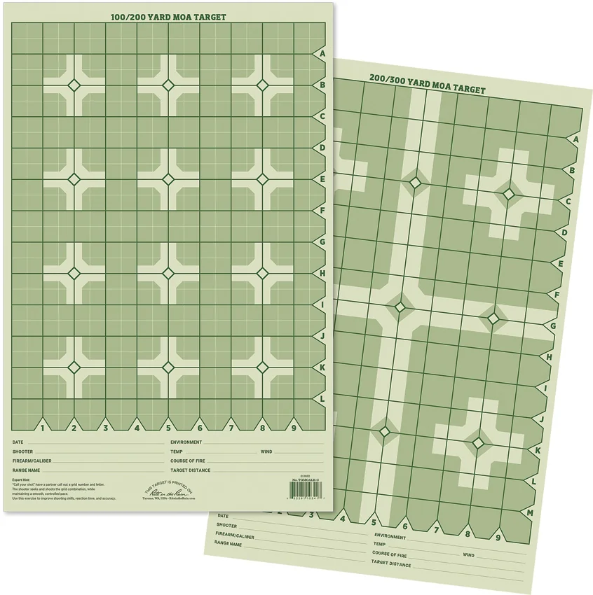 Rite in the Rain Distance Shooting Target Cross