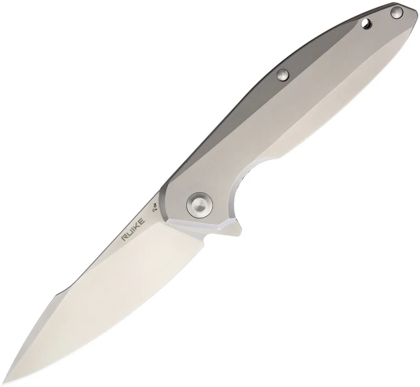 RUIKE P128-SF Frame Lock Flipper Knife (3.6" Satin)