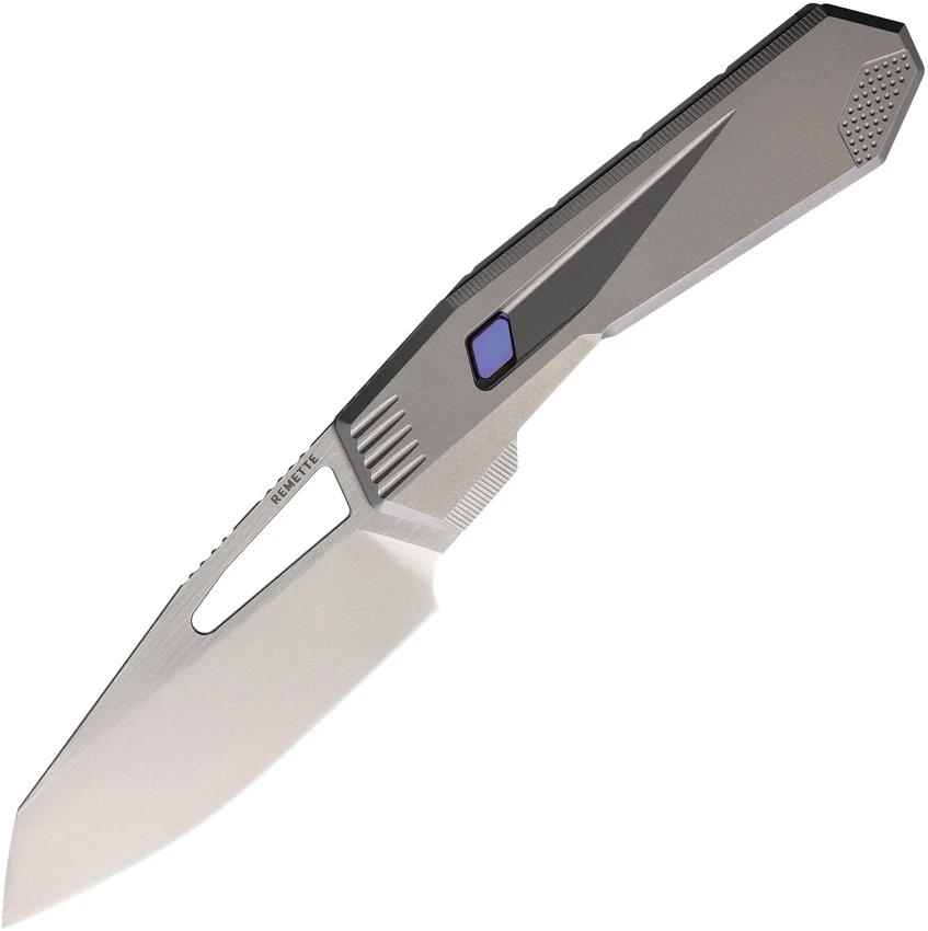REMETTE RT-Agile Peregrine Falcon Liner Lock Knife Titanium (3.2" Satin)