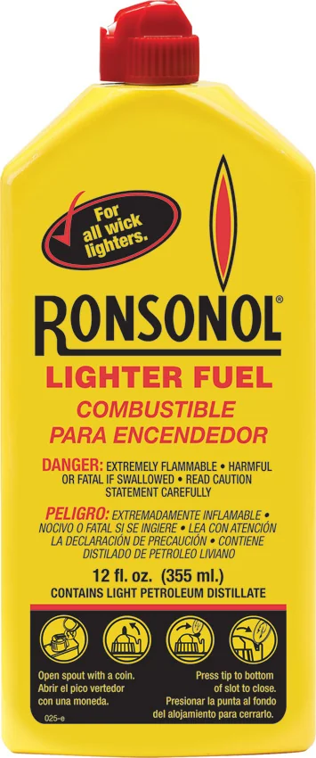 Ronson Ronsonol Lighter Fluid 12/12oz