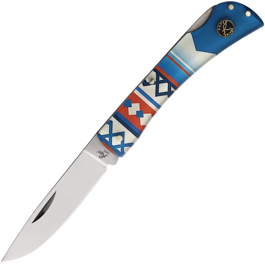 Roper Knives Pecos Tumble Weed Lockback Knife 3.5" Southwest Acrylic