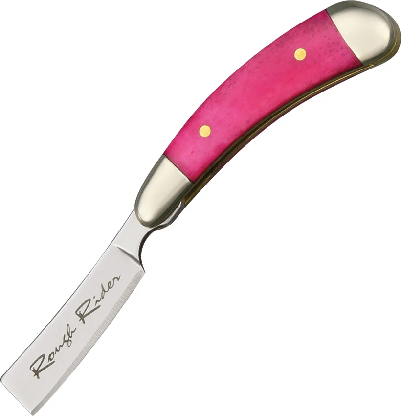 Rough Rider Knives Mini Razor Pink Bone