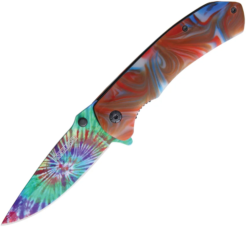 Rough Rider Knives Tie Dye Linerlock A/O