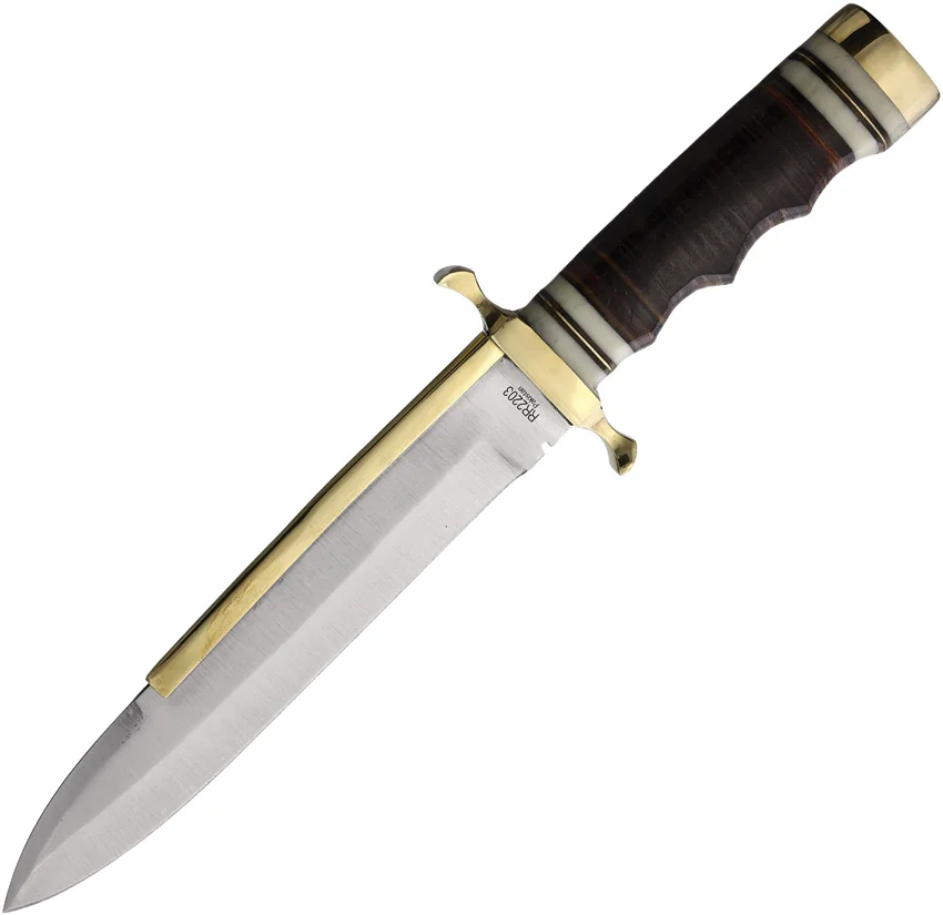 Rough Rider Knives Bowie Stacked Leather