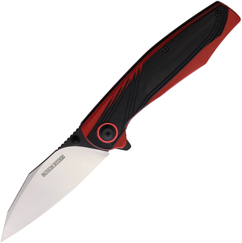 Rough Rider Knives Linerlock A/O Black/Red