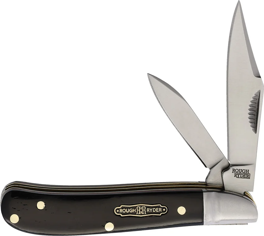 Rough Rider Bearhead Peanut Black Smooth Bone (1.75 Satin)