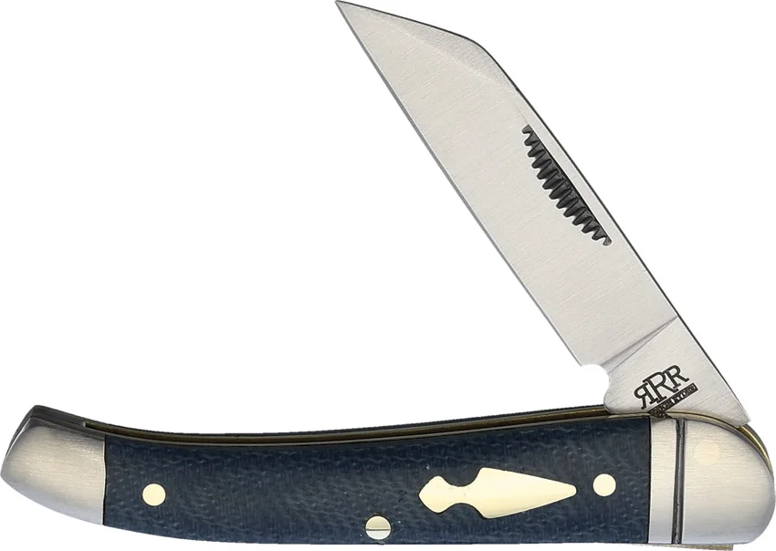 Rough Ryder Reserve Original Small Copperhead Denim Micarta (1.75" Satin)