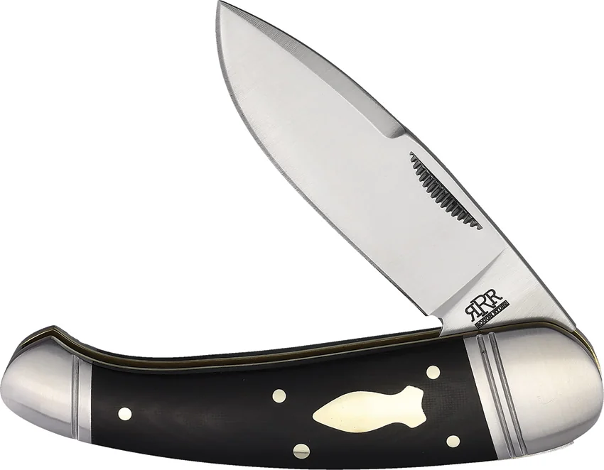 Rough Ryder Reserve Panthera  Slip Joint Ebony Wood (2.75" Satin)