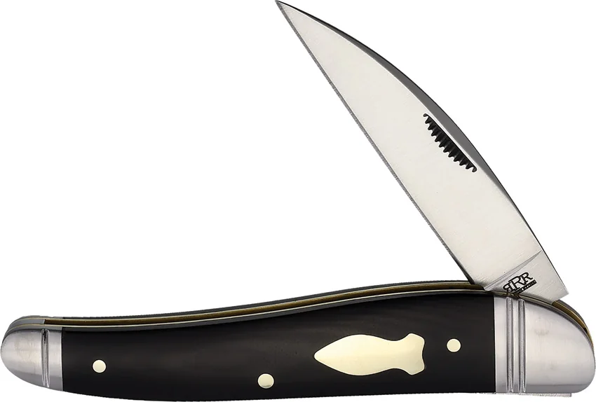 Rough Ryder Reserve Quillckiffe Black Micarta (2.50" Satin)
