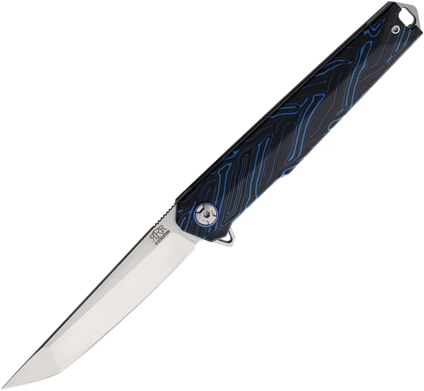 Rough Rider Reserve Linerlock Tanto Black/Blue