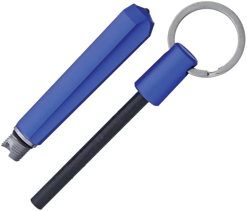 Real Steel Blue Fire Starter w/ Glass Breaker Tip RSF1303