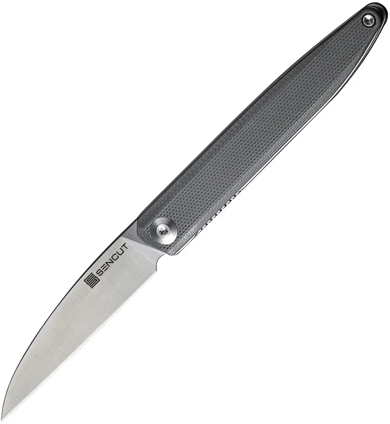 SENCUT Jubil Liner Lock Knife Gray G-10 (2.95" Satin) S20029-3