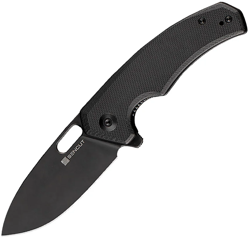 SENCUT Acumen Liner Lock Knife Black G-10 (3" Black SW) SA06A
