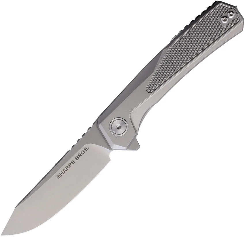 Sharps Bros. Meanstreak Frame Lock Knife Stainless Steel/Titanium (3" Stonewash)