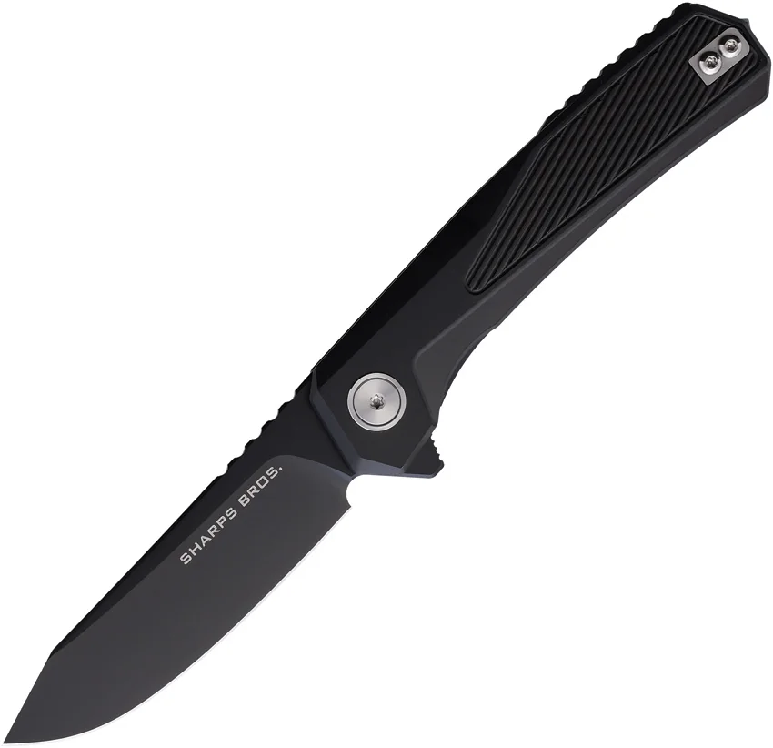 Sharps Bros. Meanstreak Frame Lock Knife SS/Black Titanium (3" Black PVD)