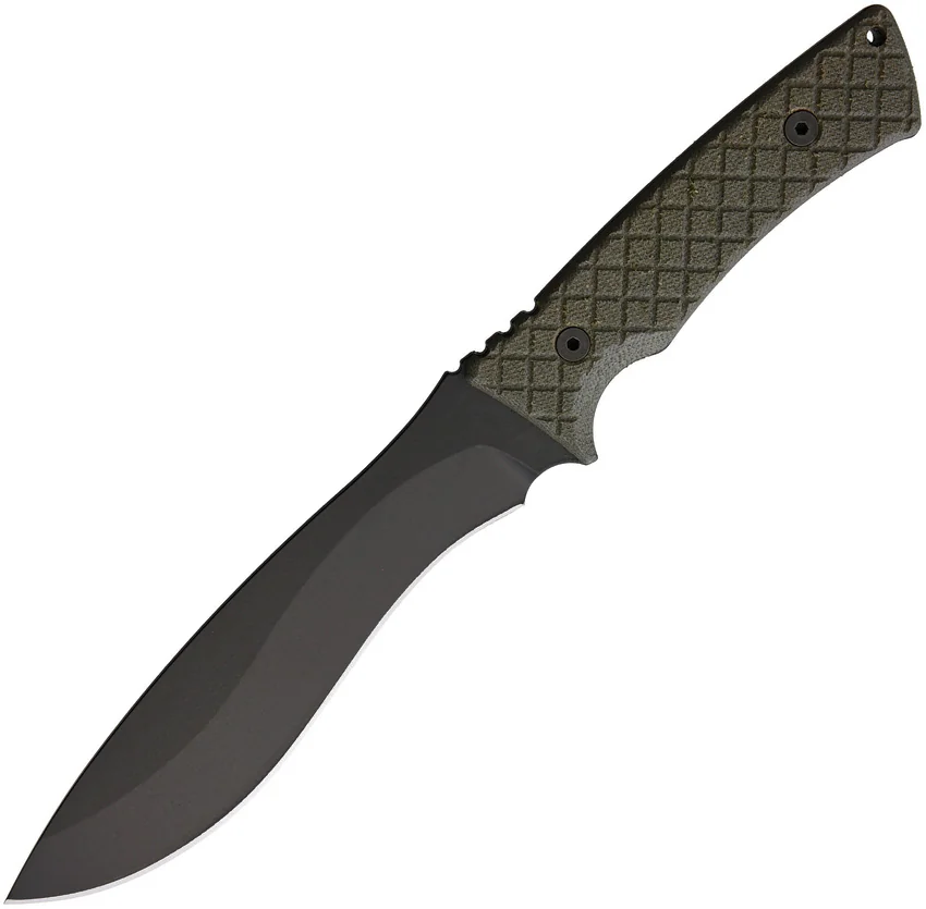 Spartan Blades Machai Fixed Blade Knife Green Micarta (6.6" Black) SBSL002BKGR