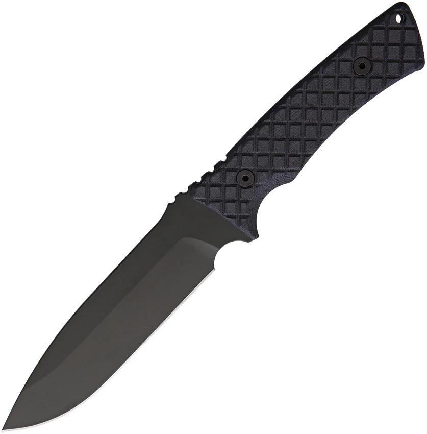 Spartan Blades Damysus Fixed Blade Knife Black Micarta (5.5" Black) SBSL003BKBK