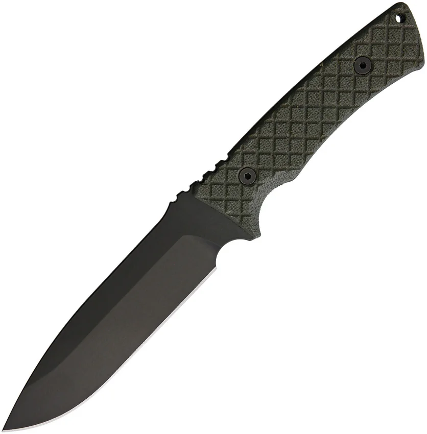 Spartan Blades Damysus Fixed Blade Knife Green Micarta (5.5" Black) SBSL003BKGR