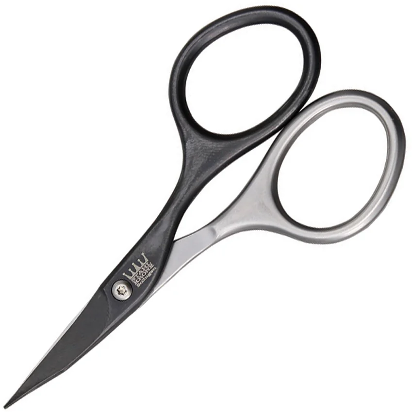 Simba TEC Stahl Krone Manicure Scissors Black/Gray