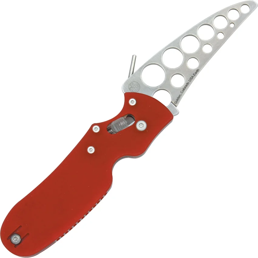 Spyderco P'Kal Trainer Knife C103TR Red G-10 (3" Satin Trainer)